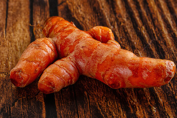 Raw fresh turmeric - curcuma roots