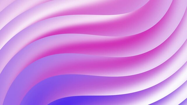 Abstract pink flowing gradient background on white. Seamless looping
