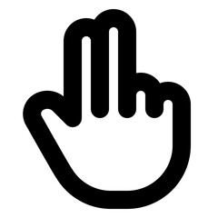 vector hand icon