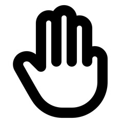 vector hand icon
