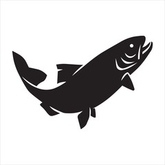 Trout silhouette