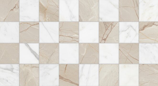Marble effect checkerboard pattern background