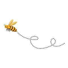 Naklejka premium Flying Bee Trail