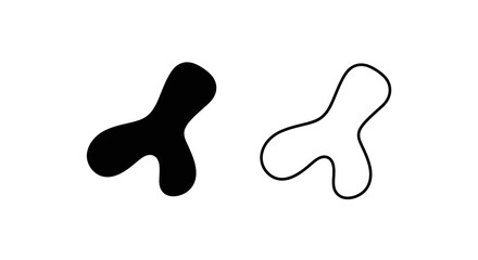 Fototapeta premium Abstract organic shapes design Vector