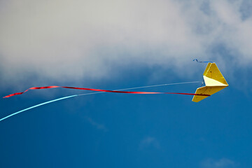Homemade electric model airplanes flying in the sky © 亮亮 徐