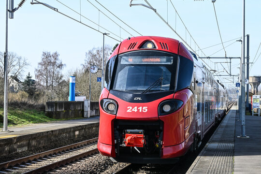 Trains CFL Frontiere Belgique Belgium Luxembourg