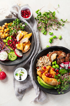 Vegetarian dish. Healthy food concept.