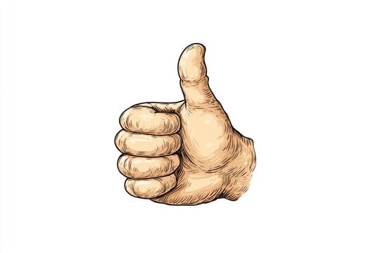 Hand giving a thumbs-up gesture (10)