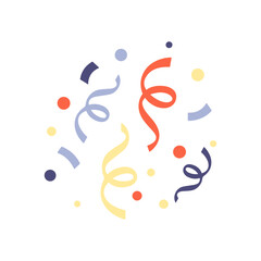 Confetti Celebration Illustrations Vector