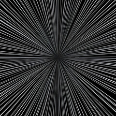 Fototapeta premium Long parallel lines radiating outward with varying thickness for a dynamic spread.