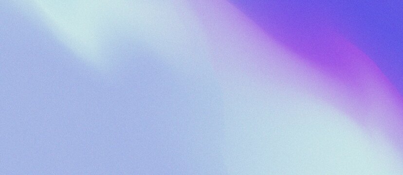 Abstract Grainy Gradient Background with Soft Purple and Blue Pastel Textures