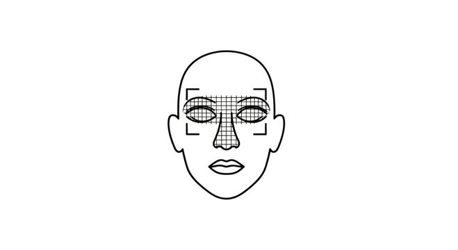 Illustration of a human face.
