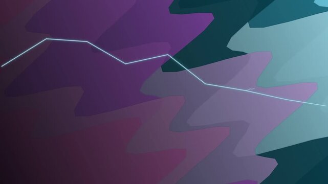 Abstract Geometric Zig-Zag Line Background