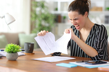 Angry self employed breaking contract working at home