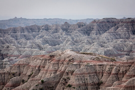 Badland Rocks in Badlands National Park