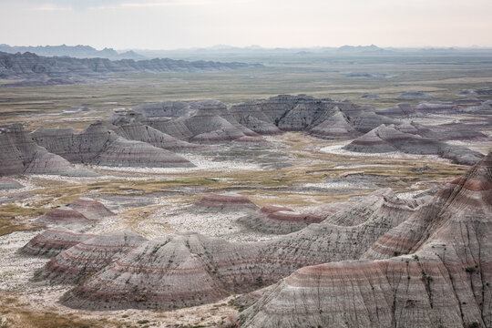 Badland Rocks in Badlands National Park