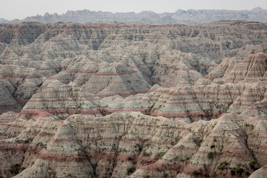 Badland Rocks in Badlands National Park
