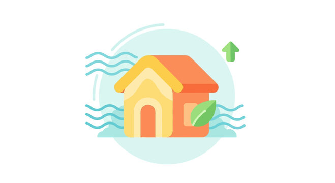 House Icon With Green Check Mark.