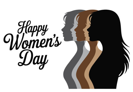 Womens Day Celebration Silhouette