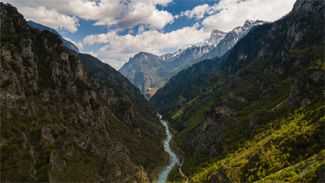 high mountain landscape