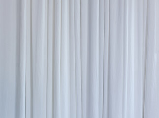 Obraz premium The white curtains were wavy and rippling.