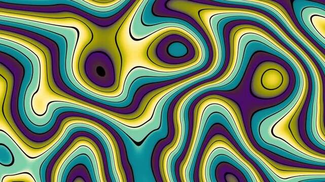 Vintage striped backgrounds, seamless looping animation, retro colors of the 1970s, 1960s, 70s, 60s. Retro vintage striped background in the