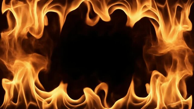 揺らめく炎が取り囲むダイナミックな熱量空間