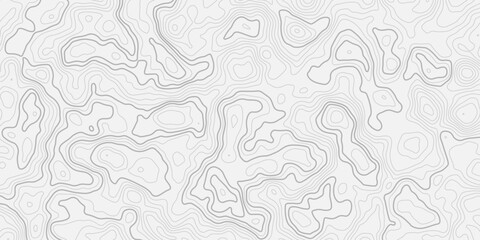 Elegant Topographic Contour Pattern with Continuous Elevation Curves and Soft White Relief Layers Modern Abstract Map Background Showing Terrain Flow and Minimal Landscape Texture Design © ALAMA