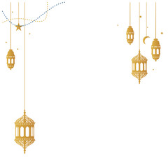 Hanging Lantern Islamic Design