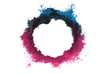 Obraz premium Sound Echo Circle Design isolated on transparent background