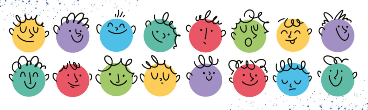 Abstract Cartoon Avatars Pack