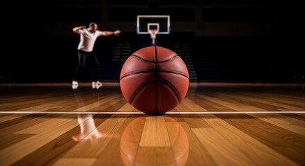 March Madness, Basketball Close Up Player Background Sports Arena