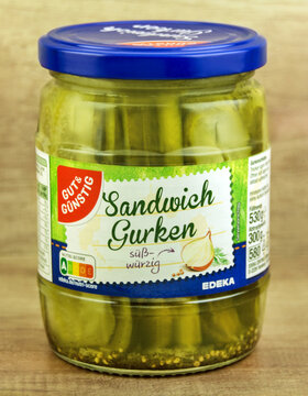 Sandwich Gurken von Gut & G&uuml;nstig  Edeka