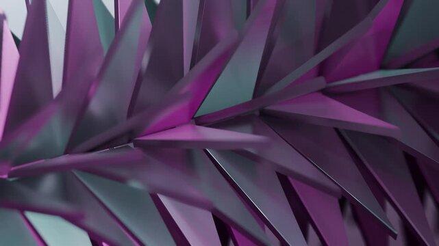 Shimmering Metal Leaf Designs. Elegant Iridescent Blades Craft Sophisticated Visual Aesthetic