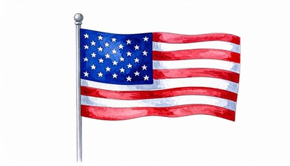 United States Flag Illustration &ndash; Patriotic Symbol Photography