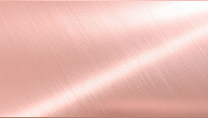 Fototapeta premium Elegancka powierzchnia z szczotkowanego miedzi i różowego złota z jasnym refleksem, doskonała jako tło do nowoczesnych projektów i luksusowych opakowań.