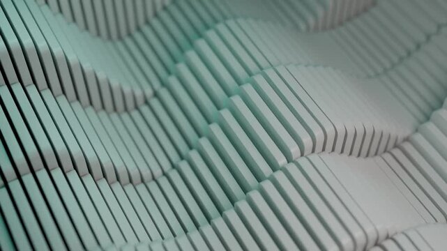 Modeling Exhibiting Flowing Surface Movements Similar To Adaptable Terrain Under Calm Lighting Conditions