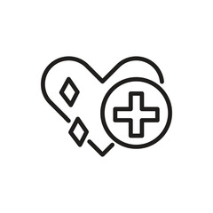 Fototapeta premium Medical Charity Icon