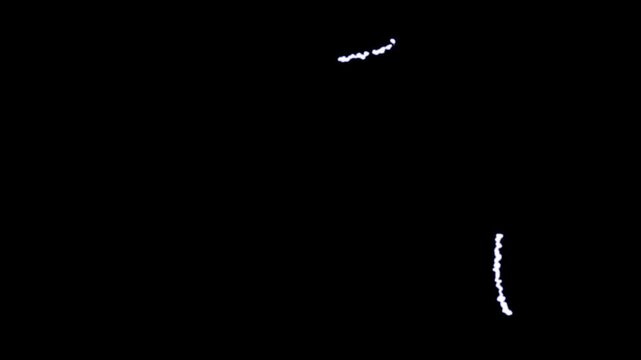 Set of 9 Extraordinary Thunderbolts &ndash; Realistic 4K Lightning Storm Elements, Bright Electric Flashes Isolated on Black, Seamless Loop Animation for VFX Backgrounds