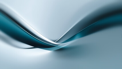 Smooth Flow of Abstract Design Creates a Dynamic Scene