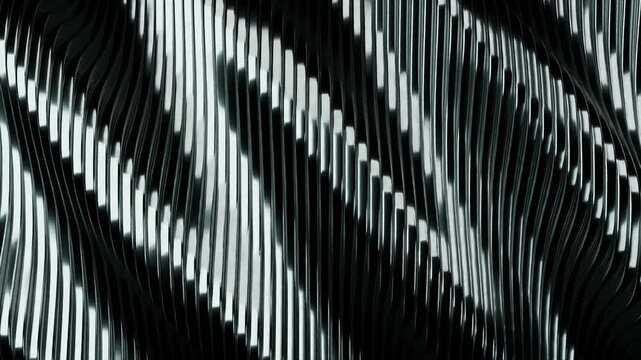 Vivid Black And White Stripes Produce Captivating Ripple Illusions And Dynamic Visual Animations