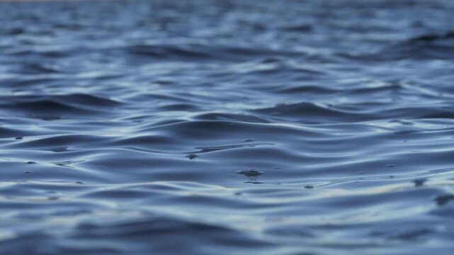 Visual silence water movement in slow motion