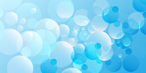 Modern geometric background gradient soft light blue bokeh for Graphic Business greeting holiday illustration light © Linda