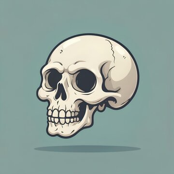 teschio disegno illustrazione testa anatomia