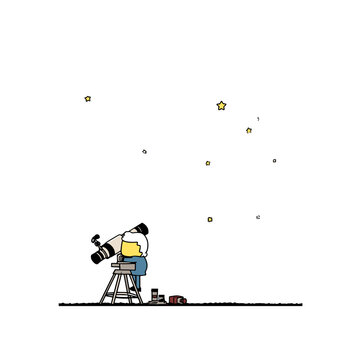 Polar-Aligned Star Tracker Camera Setup