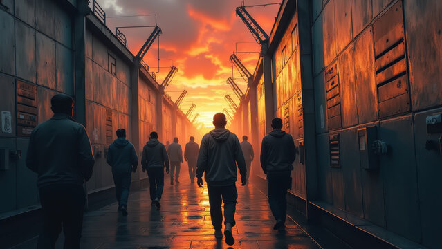 Decarceration movement: prison population declining with community programs expanding, criminal justice transformation