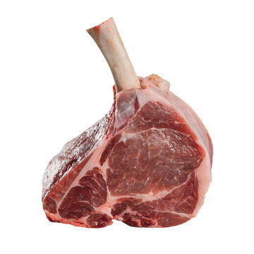 Raw Buffalo Meat Isolated On Transparent Background PNG