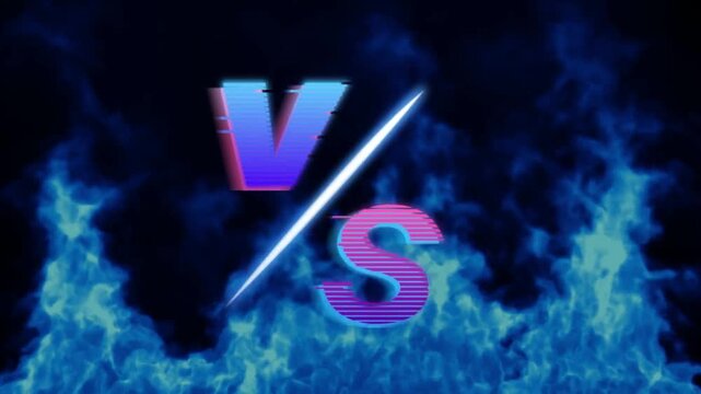 Epic VS Versus Battle Animation Background for Gaming Sports and Competition Intro