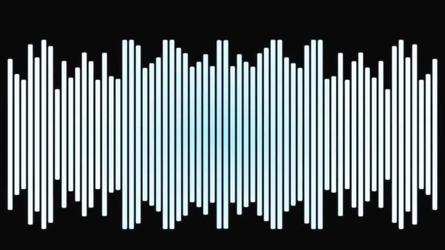 animated moving graphic design with texture colour white and blue isolated black background