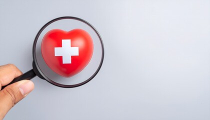 Obraz premium Health care checkup concept and health insurance illustration